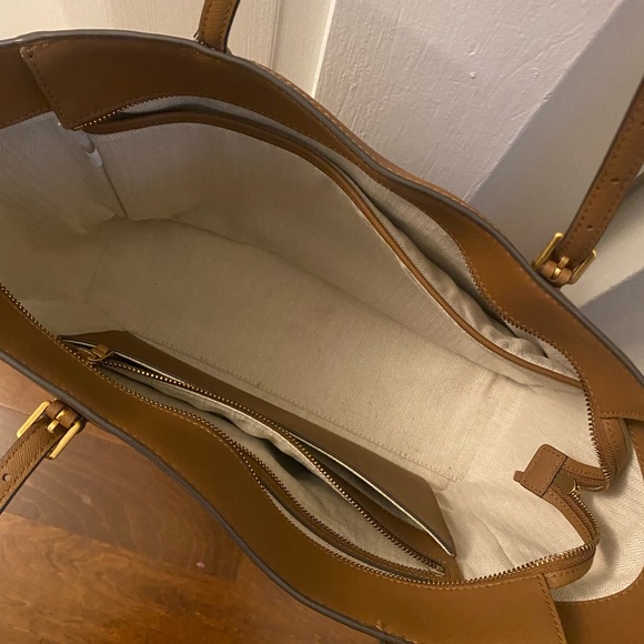 Tory Burch Tan Leather Tote - Picture 3 of 3